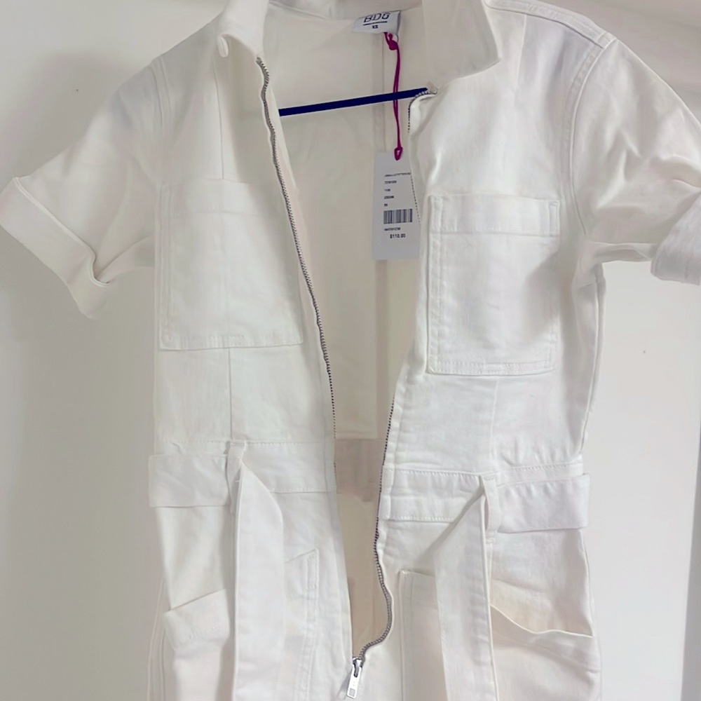 Urban Outfitters Cream Jumpsuit - XS